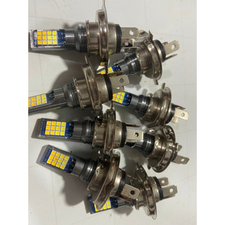 Bóng đèn led pha H4 điện 12v,24v; bóng đèn pha cốt