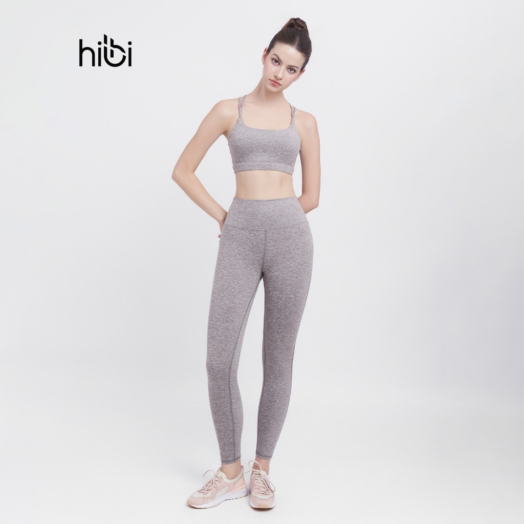 Ảnh Set Đồ Tập Yoga Gym Hibi Sports H132 Kiểu Bra 4 Dây Đan, Kèm Mút Ngực 3