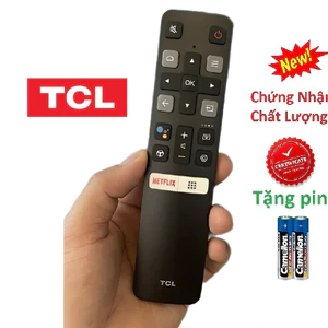 tay điều khiển remote từ xa tivi TCL không giọng nói-kèm pin-tay đầu bấm tivi TCL không giọng nói