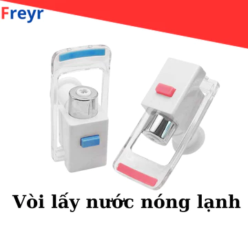 Vòi Lấy Nước Nóng Lạnh Ren Trong Màu Trắng Cho Máy Lọc Nước RO Karofi Kangaroo Sunhouse...