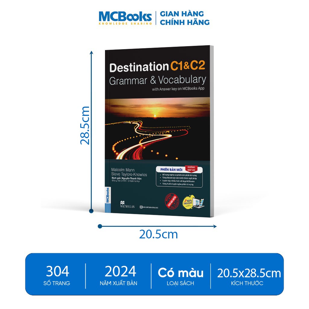 Sách - Destination C1&C2 Grammar and Vocabulary  Tặng Audio và bài tập thực hành MCBooks
