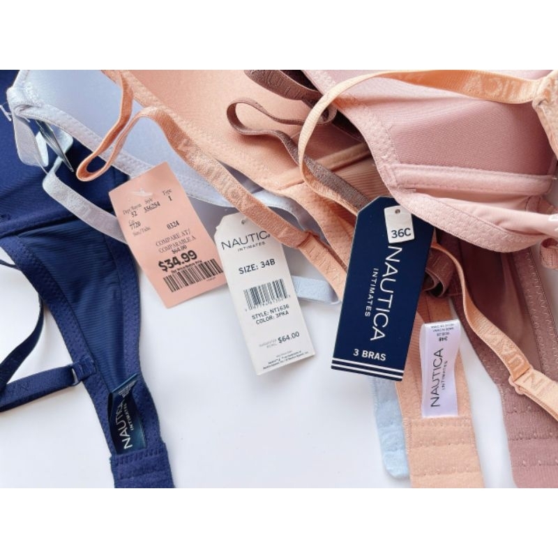 (BomoHouse) Combo 2 áo ngực không gọng Nautica* bigsize - dư xịn