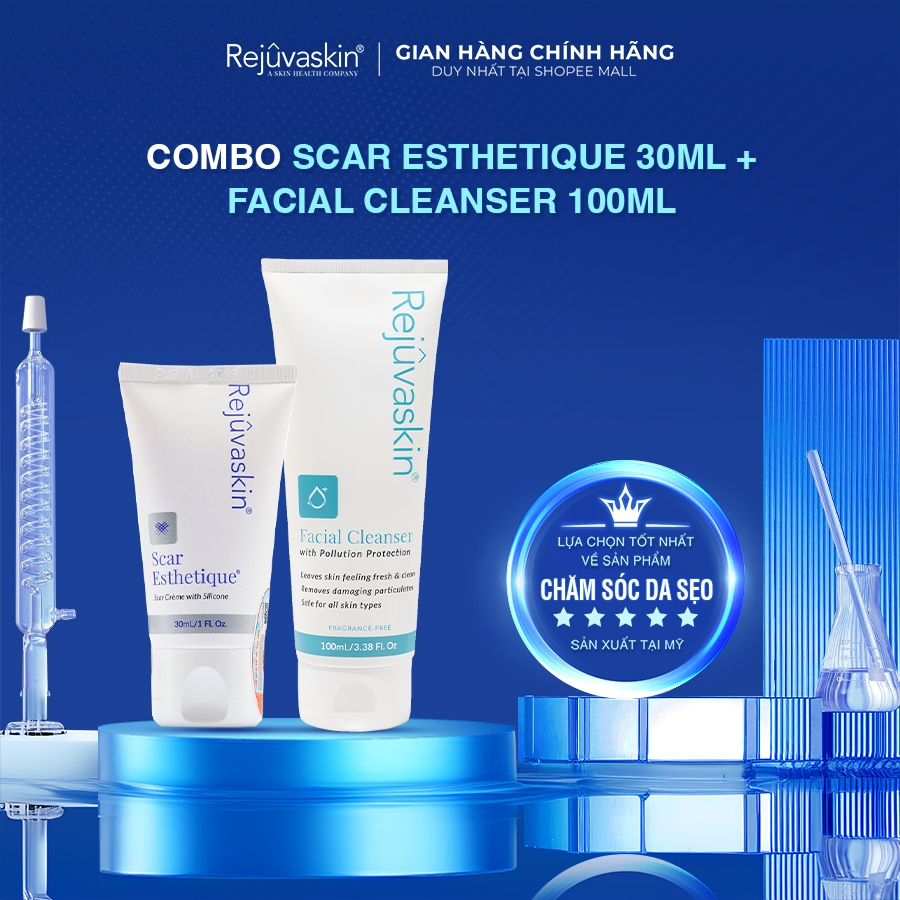 Review Combo Rejuvaskin: Xóa Sẹo Thâm Rỗ Lõm & Làm Sạch Sâu Da Hiệu Quả