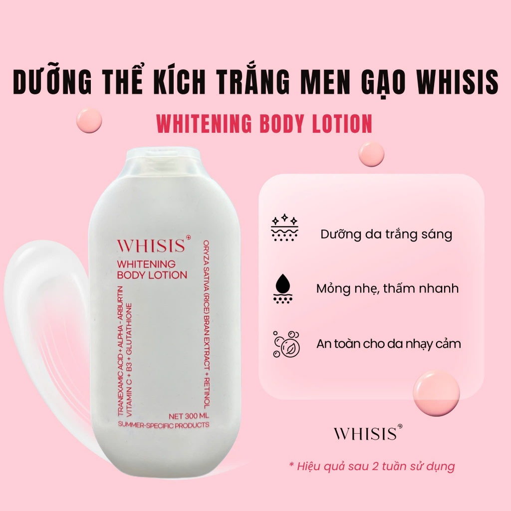 Ảnh Combo Dưỡng Thể Ngày&Đêm X2 Dưỡng Da Sáng Hồng Body Phiên Bản Nâng Cấp 300ml 2