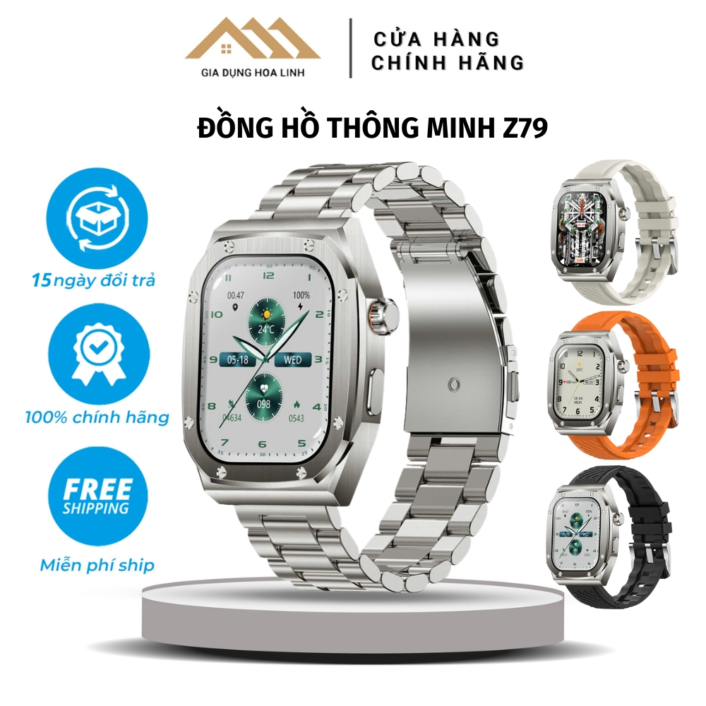 Đồng hồ thông minh Z79 ULTRA max kết nối Bluetooth, Đồng hồ thể thao ...
