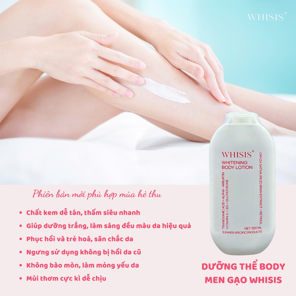 Ảnh Combo Dưỡng Thể Ngày&Đêm X2 Dưỡng Da Sáng Hồng Body Phiên Bản Nâng Cấp 300ml 3