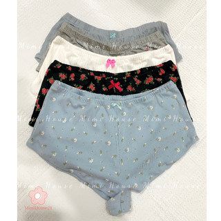 Quần đùi mini nữa mông mặc ngủ co giãn thoải mái