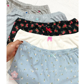 Quần đùi mini nữa mông mặc ngủ co giãn thoải mái