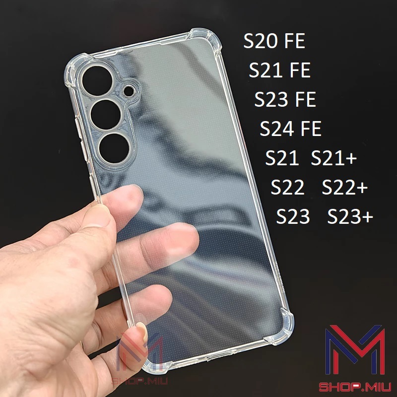 Ốp chống va đập SamSung S26 FE , S25 FE , S24 FE , S20 FE , S23 FE , S21 FE chống sốc bảo vệ camera tốt