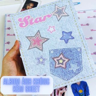 Album Ảnh Y2K Star Jeans Rỗng Không Kèm Sheet Đựng Card Ảnh Kpop VPBL15