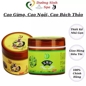 Cao Bách Thảo, Cao Gừng, Cao Ngải Cứu Dưỡng Sinh Dùng Đắp Body | Giảm Đau Mỏi Toàn Thân Tri Liệu Xương Khướp Hũ 500g
