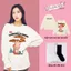Ao Sweater Labubu RED EVIL Quỷ Lửa IN 6D Monsters Hottrend Form Unisex Vải Nỉ Chân Cua 350 Gsm - S05