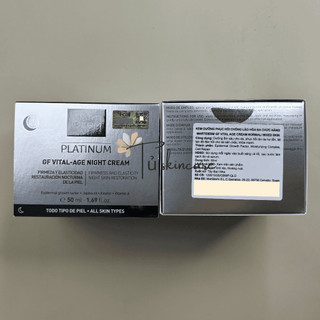 Kem Dưỡng Phức Hợp Retinyl Palmitate Phục Hồi Hỗ Trợ Trị Mụn & Trẻ Hóa - MartiDerm Platinum GF Vital Age Night Cream