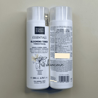 Nước Cân Bằng Dưỡng Ẩm Cho Da Thường Đến Khô - MartiDerm Essentials Blooming Toner 200ml