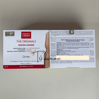 Ampoule Chống Oxy Hoá, Phục Hồi Da Chuyên Sâu MartiDerm The Originals Proteos Liposome