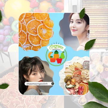 Combo 10 gói trà detox hoa quả sấy khô - detox korean - thaomocngoclinh trà detox đẹp da, thanh lọc cơ thể