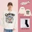 Ao Sweater Labubu STREET STYLE IN 6D Monsters Hottrend Form Unisex Vải Nỉ Chân Cua 350 Gsm Cao Cấp - S01