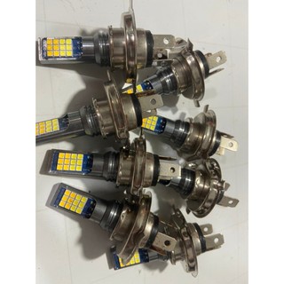 Bóng đèn led pha H4 điện 12v,24v; bóng đèn pha cốt