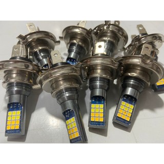 Bóng đèn led pha H4 điện 12v,24v; bóng đèn pha cốt