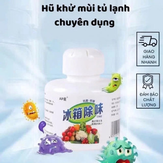 Khử Mùi Tủ Lạnh Loại Bỏ Mùi Thức Ăn, Lọ Khử Mùi Than Hoạt Tính Tạo Hương Thơm Thanh Lọc Không Khí Cho Tủ Lạnh