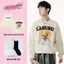 Áo Sweater Labubu THE KING IN 6D Monsters Hottrend Form Unisex Vải Nỉ Chân Cua 350 Gsm - S02