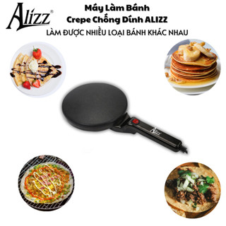Máy Làm Bánh Crepe Máy Làm Bánh Cuốn Máy Tráng Bánh Chống Dính Tiện Lợi Cao Cấp ALIZZ AL13610