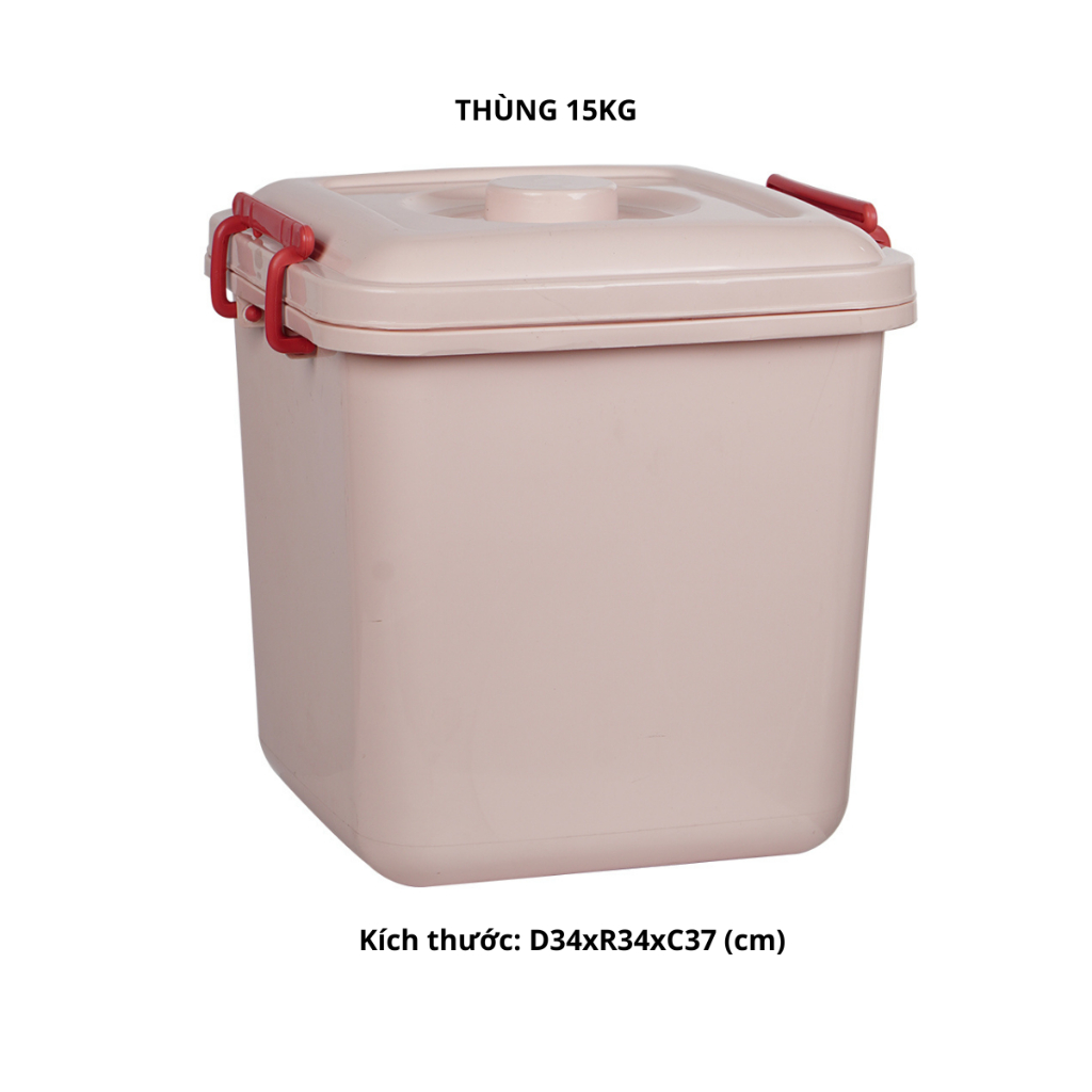 Thùng Đựng Gạo Có Nắp Chống Ẩm Mốc Và Côn Trùng Chính Hãng VIỆT NHẬT
