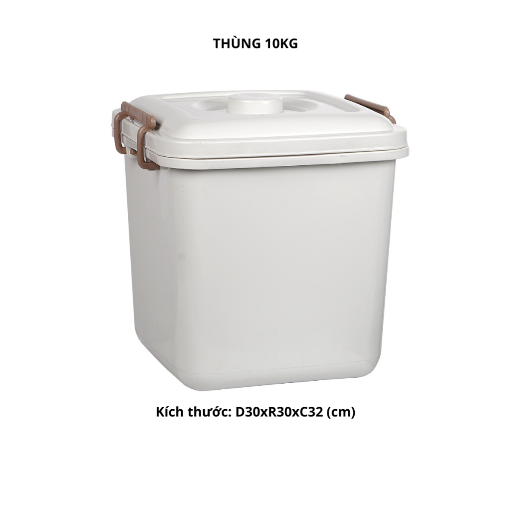 Thùng Đựng Gạo Có Nắp Chống Ẩm Mốc Và Côn Trùng Chính Hãng VIỆT NHẬT