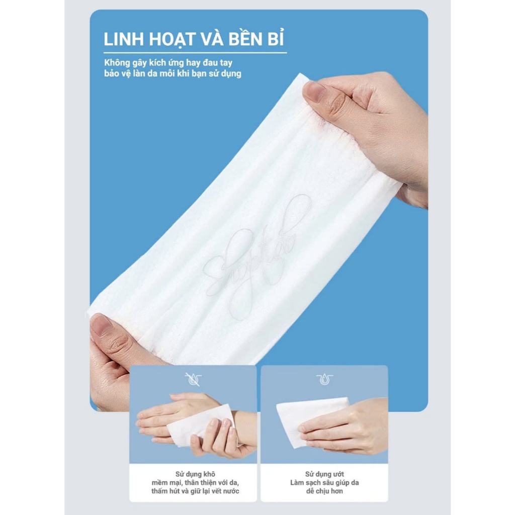 Khăn Lau Mặt Khô Jomi 80 Miếng