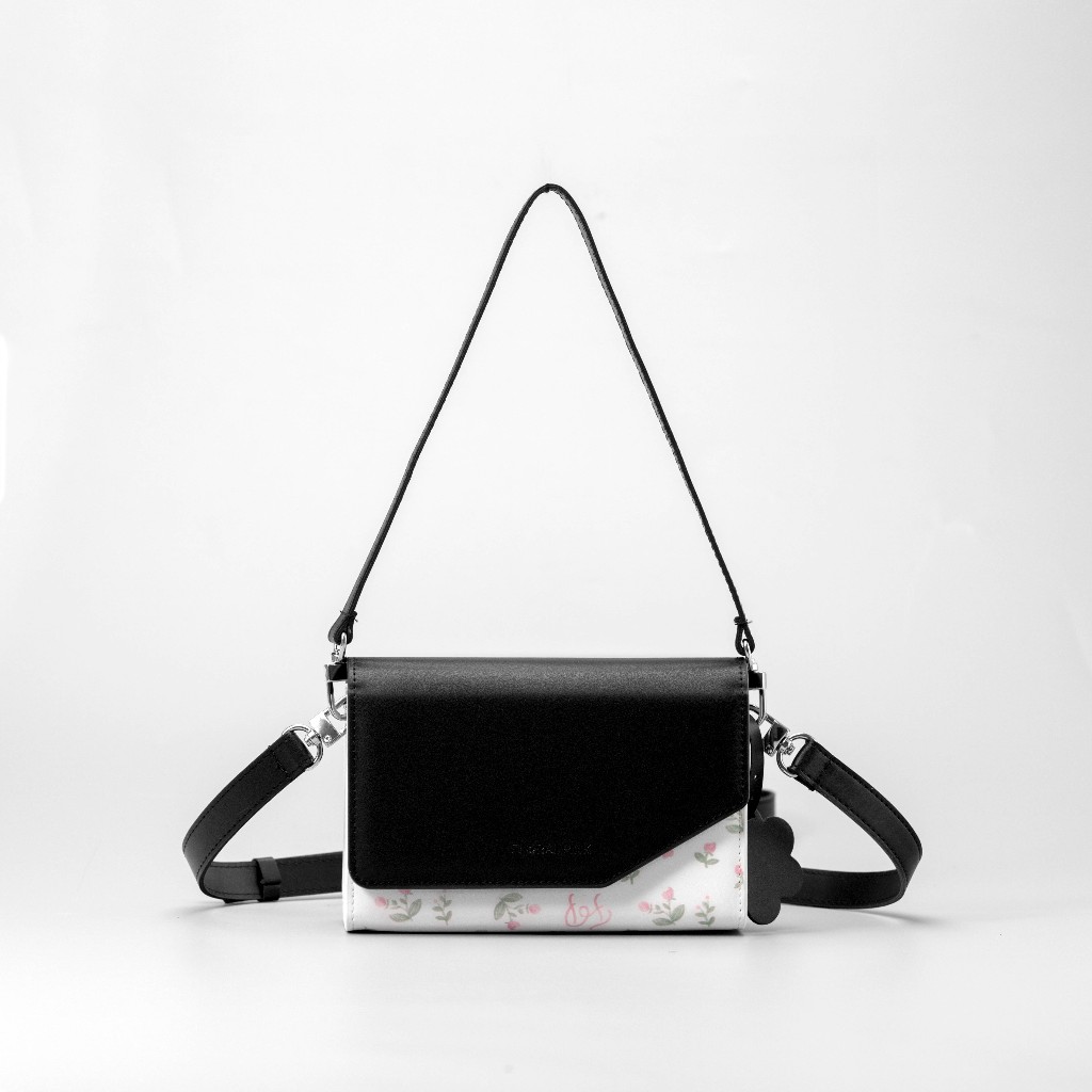 Túi Xách Da PU KRIXI Đeo Chéo Nam Nữ Đựng Điện Thoại Đi Chơi Tiệc Hoa Nhí | MIDORI BAG COLLECTION