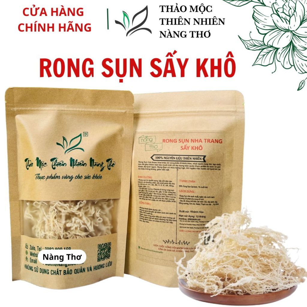 RONG SỤN ( RONG BIỂN TRẮNG NHA TRANG ) SẤY KHÔ - RONG BIỂN NHA TRANG ...