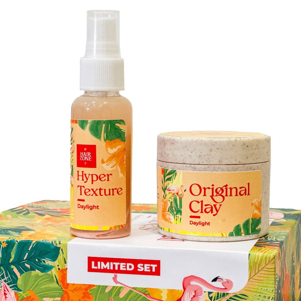 Tropical vibes 2024 Original Clay hương nước hoa phiên bản Exotic Daylight sáp vuốt tóc nam Hairzone