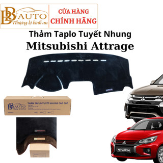 Attrage- Thảm taplo ô tô Mitsubishi Attrage 2016-2024 chất tuyết nhung mịn bảo vệ taplo mọi thời tiết