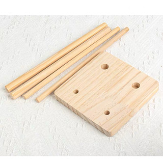 Giá đỡ len/Trục xoay len, giữ len, chống rối len bằng gỗ