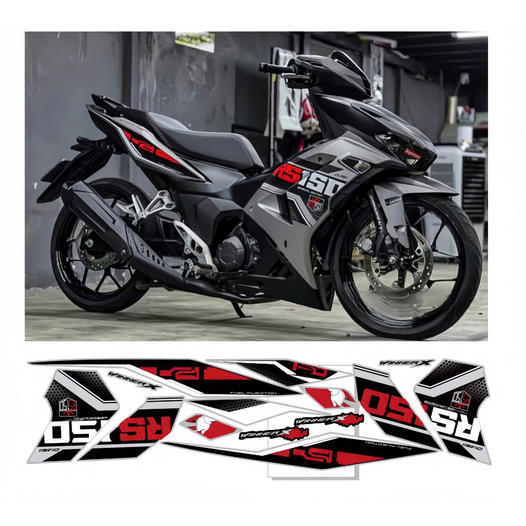 Tem rời WINNER V3, cao cấp, chất liệu in 3 lớp PPF, chống nước, không phai màu, nhãn dán.