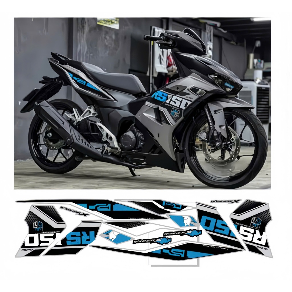 Tem rời WINNER V3, cao cấp, chất liệu in 3 lớp PPF, chống nước, không phai màu, nhãn dán.