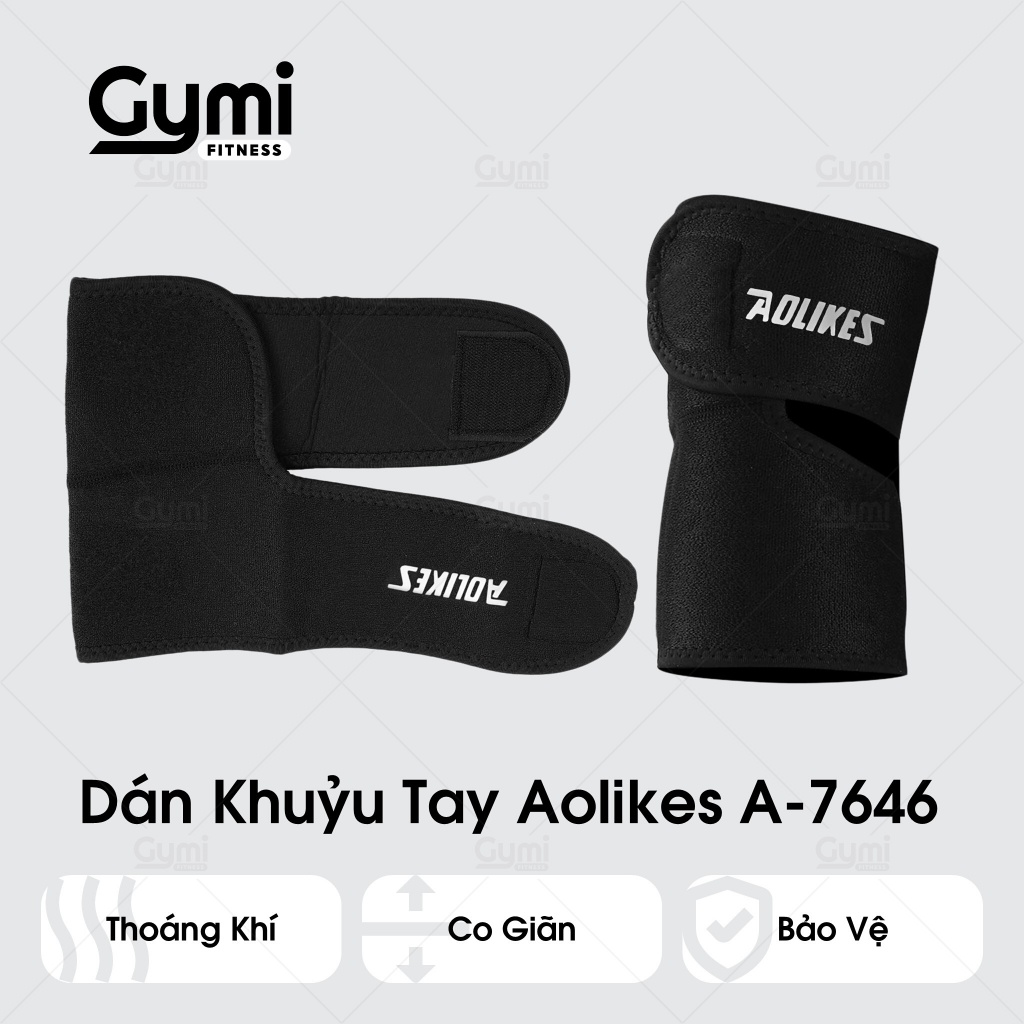 [1 Đôi] Dán Khuỷu Tay Aolikes A-7646 - Bảo Vệ Khuỷu Tay Cao Cấp Chính Hãng - AL7646