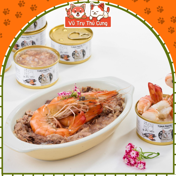 Pate Cho Mèo King's Pet by Bao Anh Cao Cấp Từ Thịt và Rau Củ 85g