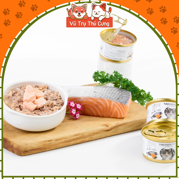 Pate Cho Mèo King's Pet by Bao Anh Cao Cấp Từ Thịt và Rau Củ 85g