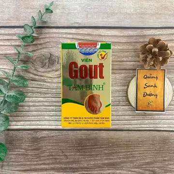 Viên Gout Tâm Bình - Hỗ trợ giảm đau do gút, lợi tiểu, tăng đào thải acid uric.
