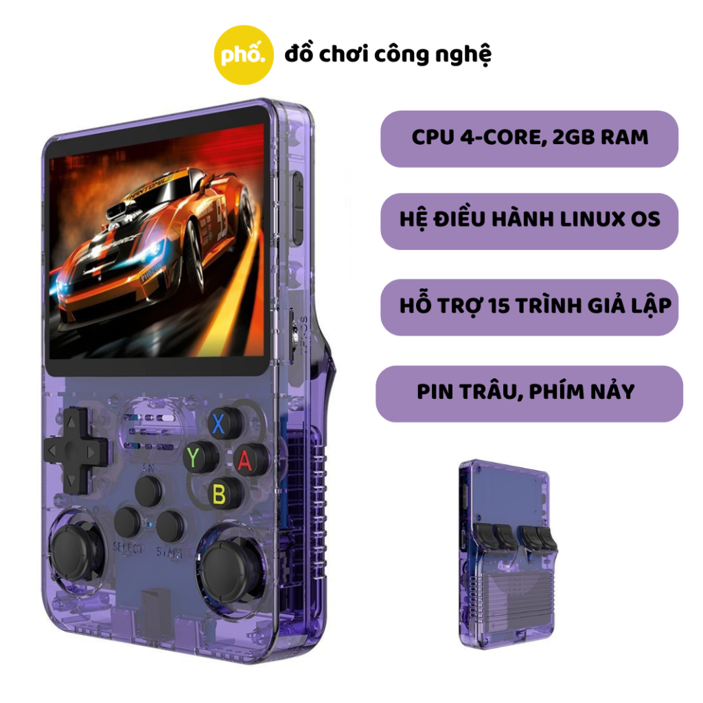 Máy Chơi Game Cầm Tay XGB35 - Có Sẵn Hơn 10.000 Trò Chơi - Tặng Kèm Tai ...