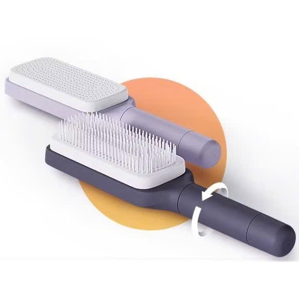 Lược chải tóc, lược xoay tự động làm sạch tóc,  LƯỢC CHẢI TÓC GỠ RỐI TỰ XOAY - LUOCGOROI8
