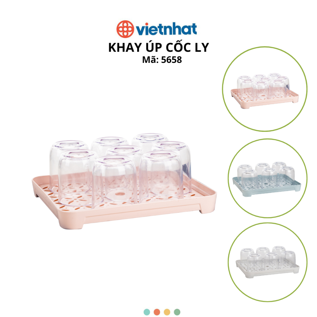 Khay Úp Cốc Ly Chính Hãng VIỆT NHẬT (Mã 5658)