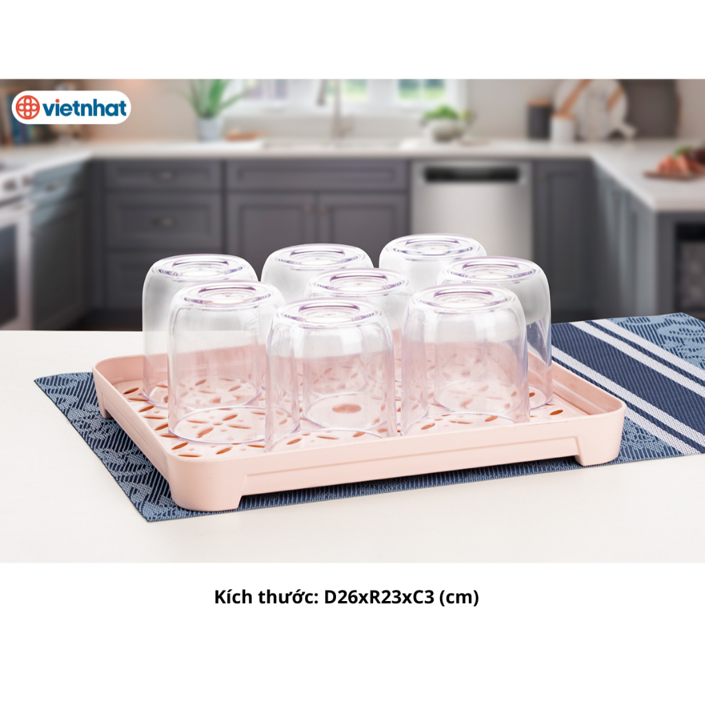 Khay Úp Cốc Ly Chính Hãng VIỆT NHẬT (Mã 5658)