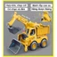 Đồ chơi mô hình xe xúc ủi nâng được thùng bằng hợp kim và nhựa, có nhạc và đèn, chạy cót, kích thước lớn