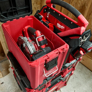 Thùng đồ nghề Milwaukee 48-22-8422, hộp đựng đồ nghề sửa chữa, đa năng, packout nhiều ngăn, chống nước