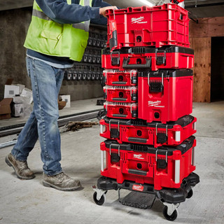 Thùng đồ nghề Milwaukee 48-22-8422, hộp đựng đồ nghề sửa chữa, đa năng, packout nhiều ngăn, chống nước