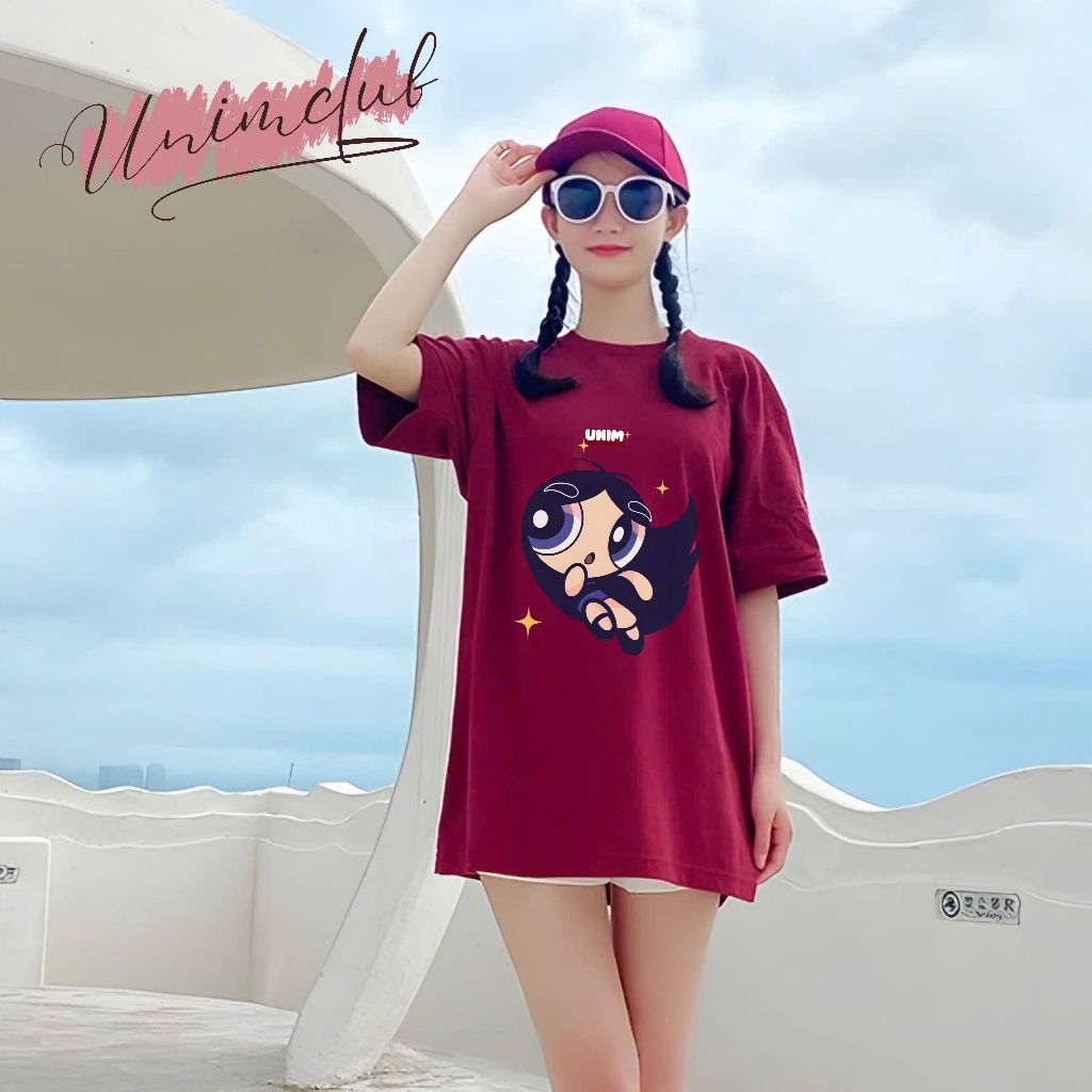 Áo Thun PowerPuff Girl Form Unisex Cô Gái Siêu Nhân Cá Tính Đáng Yêu Vải Cotton Cao Cấp 250Gsm Mềm Mịn - APGP