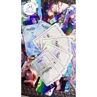 sẵn Gacha 1-2 Card laser blink theo bộ truyện/game/idol đã mua