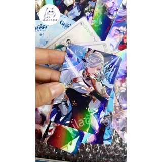 sẵn Gacha 1-2 Card laser blink theo bộ truyện/game/idol đã mua